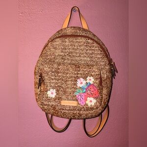Vera Bradley Straw Mini Backpack